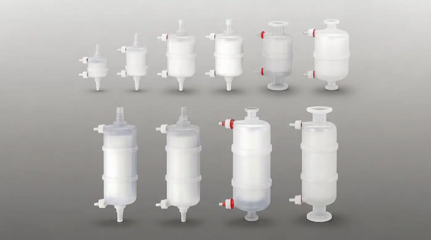 0.2 μm除菌级PTFE气体过滤器
